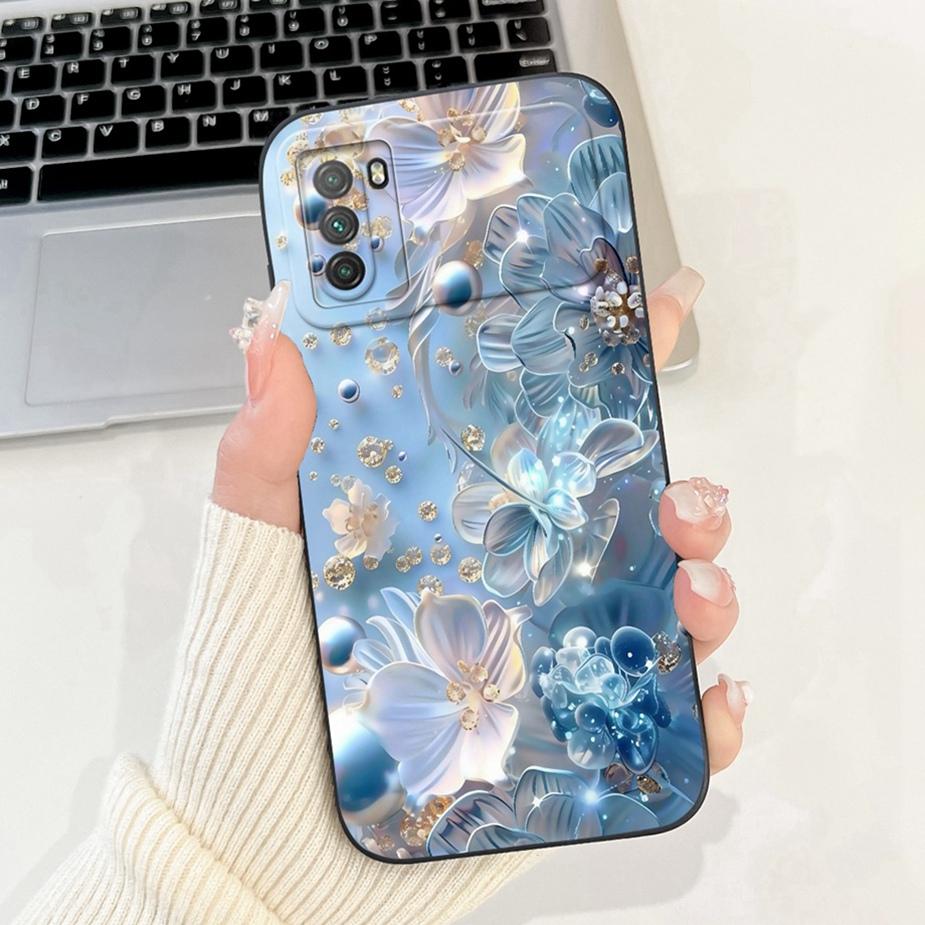 For Xiaomi Poco M3 Case PocoM3 Pro Luxury Candy Painted Cover Soft Silicone Phone Case For Xiaomi Poco M3 Pro 5G Back Cover Bags