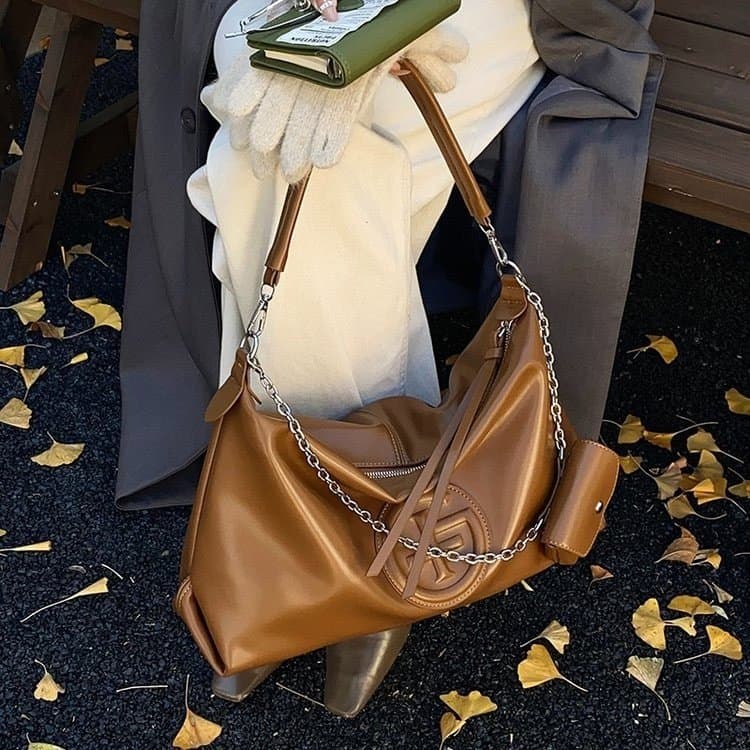 Retro women's bag large capacity single shoulder oblique span tote bag