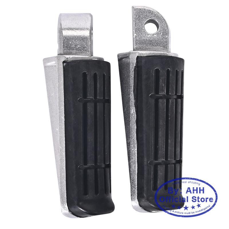 CVK 1Pair Aluminum Alloy Anti-Skid Black CNC Folding Foot Pegs Pedal Rest Front and Rear Footpegs Footrest For YAMAHA FZ6N