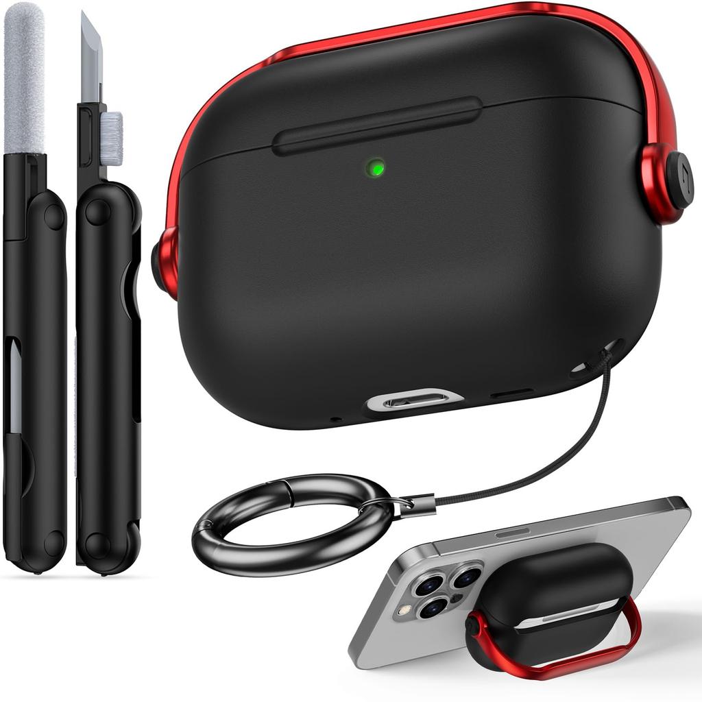 For AirPods Pro 3 Case 2025 with Cleaner Kit for Apple AirPods Pro 3rd Generation Case Safety Lock AirPod Pro 3 Case Accessories