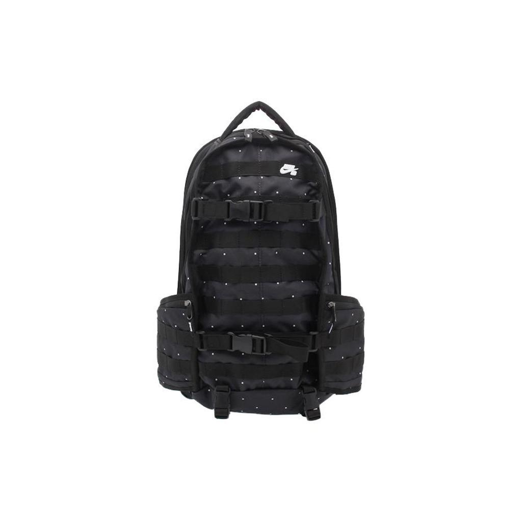 Nike Logo Nylon Backpack Unisex Backpacks Black BA4592-011