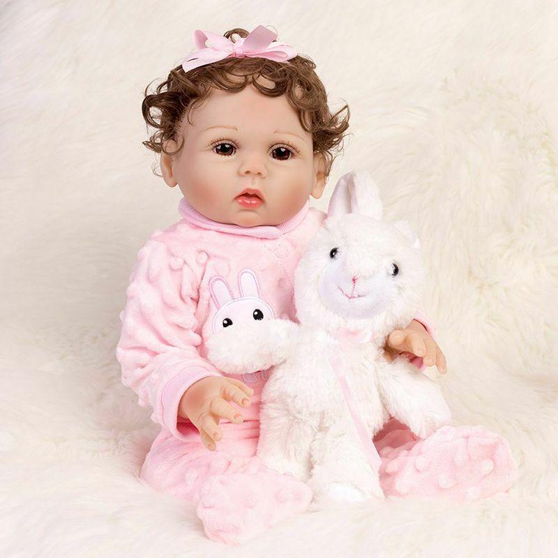 Inch Washable Reborn Baby Doll With Realistic Features And Soft Vinyl Silicone Body**