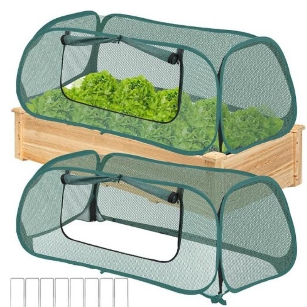 Housse de protection isolante pour plantes Filet pop-up pour plantes Cage protectrice transparente en PVC Lit de légumes