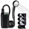 Rechargeable Shower Pump LED Display Camping Shower New Portable Shower  Outdoor