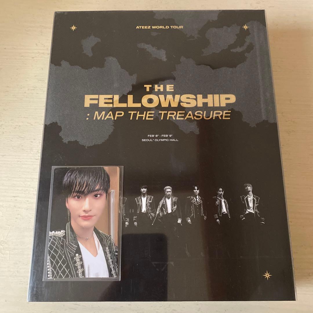 

[USED] ATEEZ FELLOWSHIP DVD Disc with Japanese Subtitles and Seonghwa Trading Card