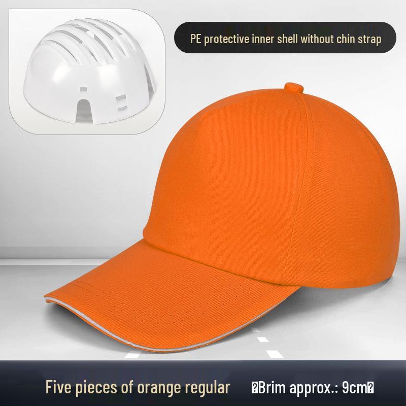 Lightweight Anti-Collision Breathable Duckbill Safety Helmet for Workshop and Worksite, Baseball Cap Style with Logo.