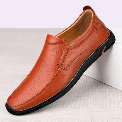 Chaussures pour Hommes en Cuir Marque 2022 Dernières Chaussures Décontractées à Enfiler pour Hommes Mocassins Formels Mode Noir Chaussures de Conduite pour Hommes Plates à Enfiler