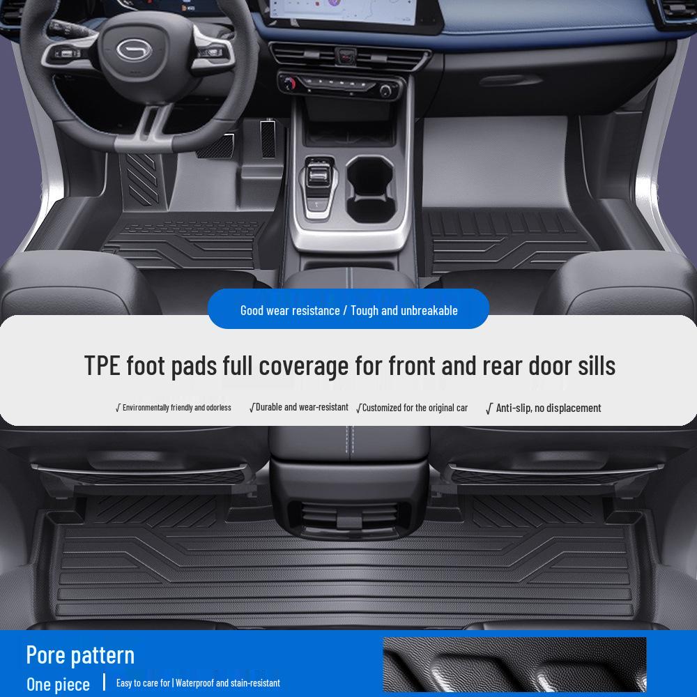 Trumpchi GS Series & Xiangwang S Series TPE Full Coverage Car Mats & Door Sills