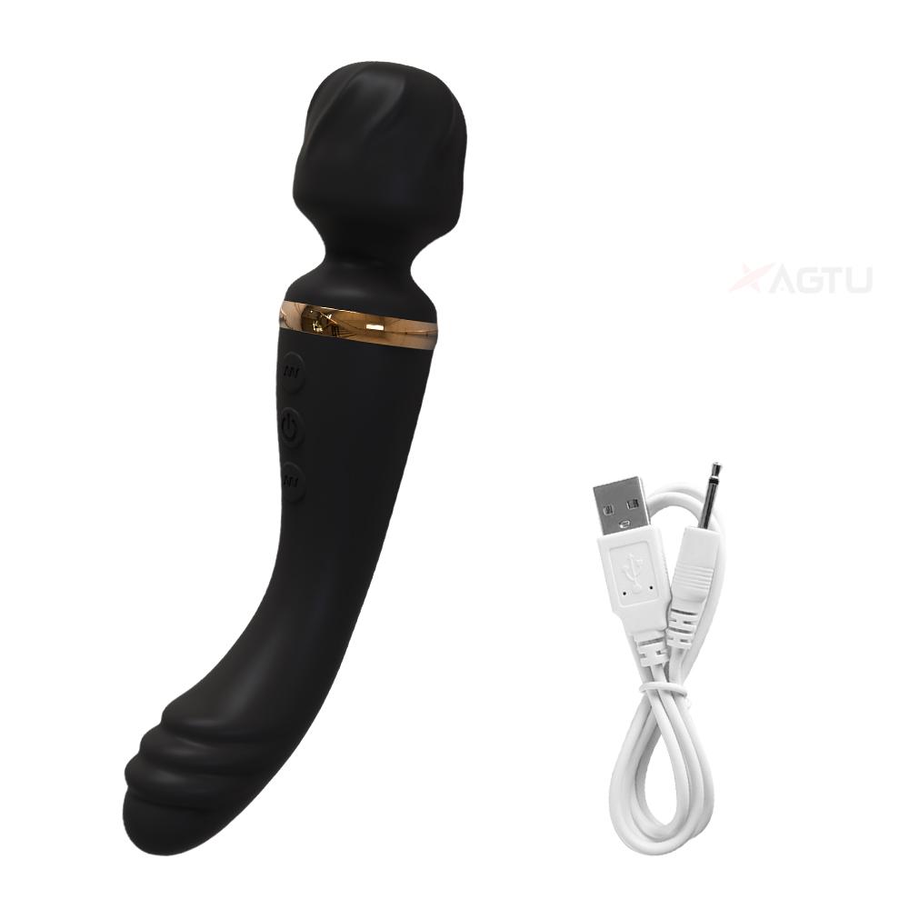G-spot Vibrator AV Wand Female Masturbation Massage Clitoral Stimulator Dildos Rechargeable Sex Toys Vibrator for Women