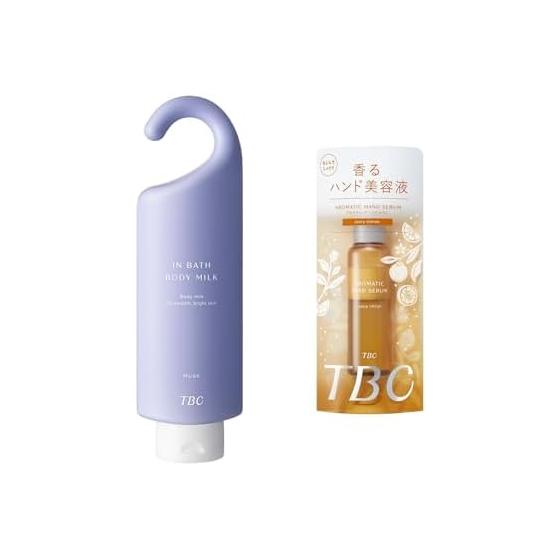 TBC Medicated In-Bath Body Milk Musk Hand Serum Set (Medicated In-Bath Body Milk Musk/Aromatic Hand Serum Juicy Citron)
