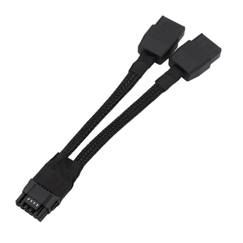 16AWG 2x 8Pin - 12+4Pin GPU Güç Kaynağı Kablosu 600W Kapasite RTX4090 ve Üst Düzey GPU'lar İçin