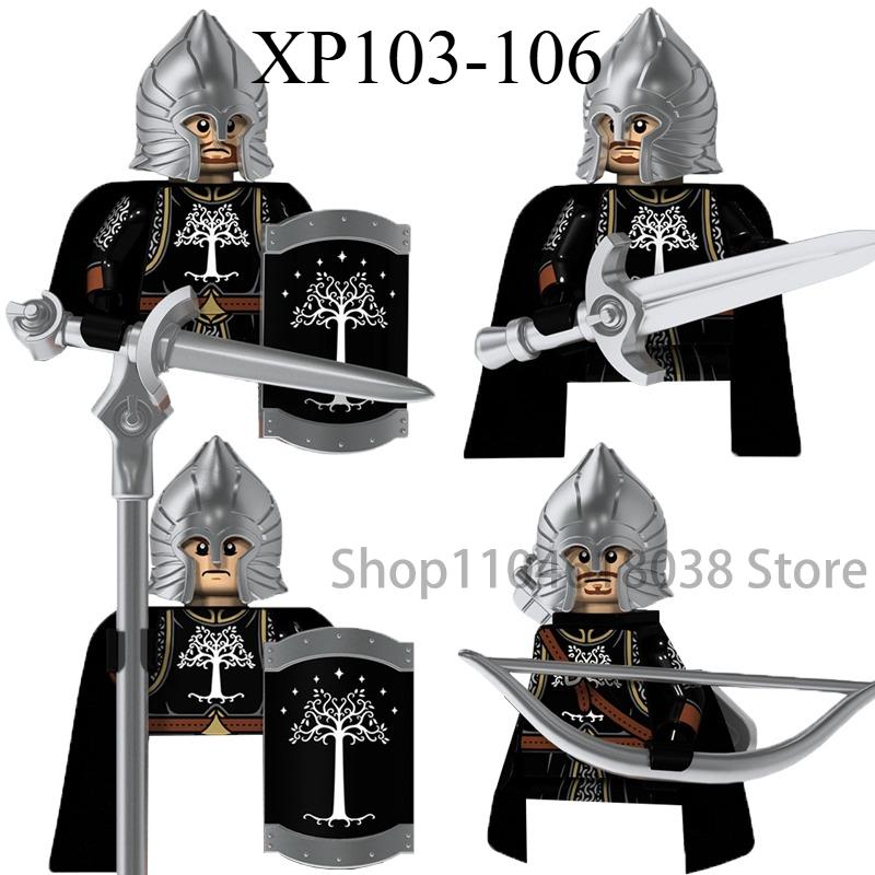 Medieval Military Noble Knights Building Blocks Figures Accessories Helmet Armor Shield Sword MOC Bricks Toys Friends Gifts