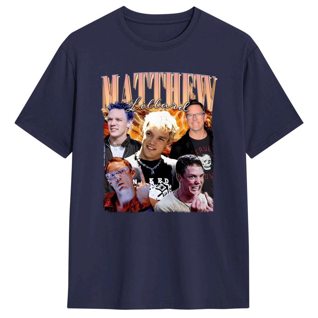 Matthew Lillard T Shirt Summer Pure Cotton TShirts For Unisex Pattern Tee Shirt Short Sleeve YK Funny Tees