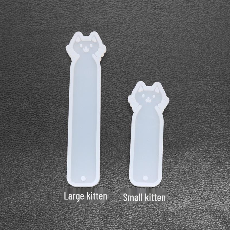 DIY Epoxy Crystal Fish Tail Bookmark Mold - Cute UV Resin Ruler & Mirror Mold for Jewelry