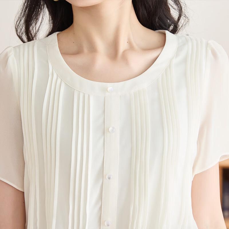 Elegant Faux Two-Piece Chiffon A-Line Midi Dress