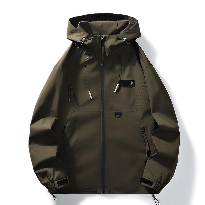 Spring and Autumn Jacket Jacket Men's Thin Trendy Brand Fat Plus Size Loose Top