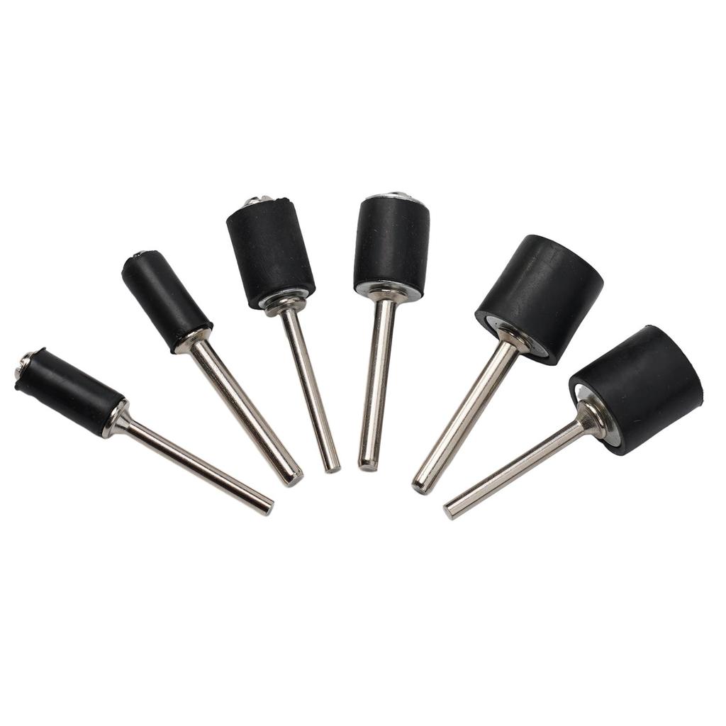 Abrasive Tool Grinding Head Sandpaper Ring Polishing Drum Power Rotary Tools Rubber Sandpaper Circle Kit Abrasive