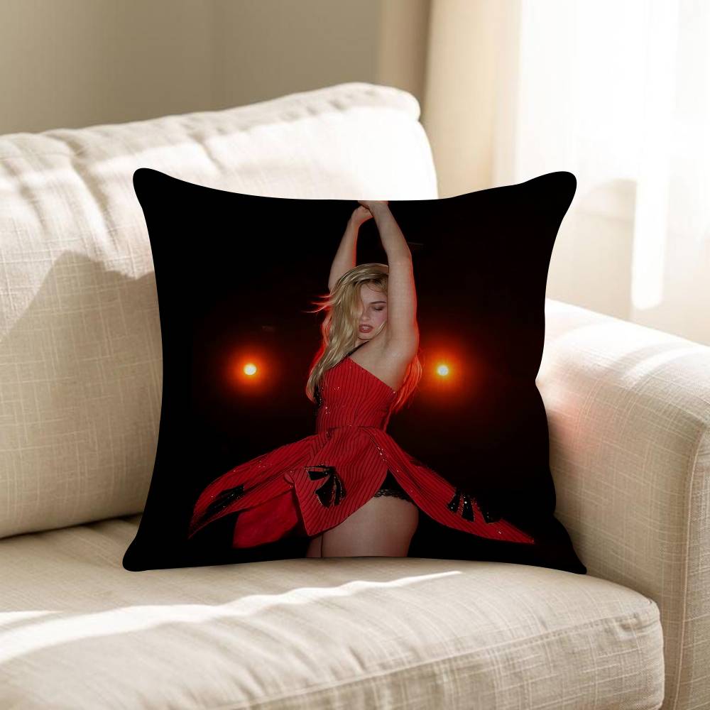 AAddisons Singer RRae Cushion Cover Car Throw Pillow Case For Sofa Car Christmas Gift