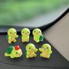 Set of 6 Mini Resin Tortoise Cute Car Accessories, Funny Cartoon Turtles Rear Car View Mirror & Dashboard Decorations Kawaii Car Interior Ornaments