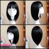 TefuRe Wig Look Extensions Halloween Cosplay Short Long Partial Wig Bangs Whorl Natural Black Hair Hairpiece Hide Gray Hair Hide Thinning Hair