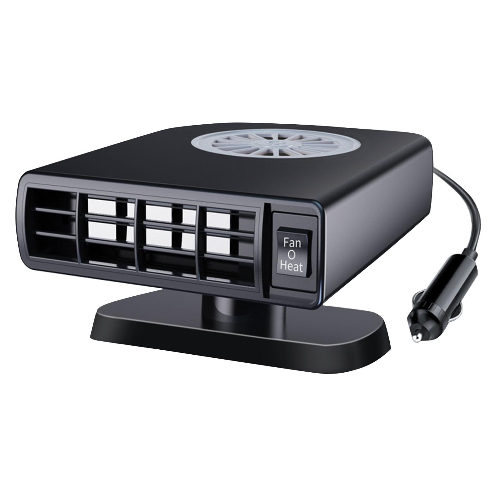 

Автомобильный обогреватель, быстрый нагрев, размораживание и антизапотевание, 2 в 1 вентилятор быстрого нагрева и охлаждения, розетка с подсветкой, 12 В автомобильный вентилятор ветрового стекла One Size