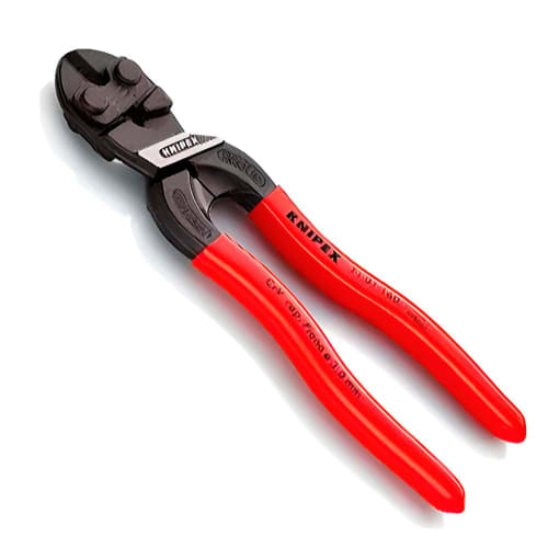 KNIPEX CoBolt Small Clipper, 160mm Long, Plastic-Coated Handle, 7101-160