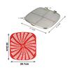 Stainless Steel Splatter Shield Replacement Silicone Liner Set Reusable Indoor