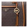 Michael Kors MK Carine Monogram Color Block Letter Logo Canvas Tote Bag Women Tote Bags Dark-Brown Acorn-Brown 30S1GCCT3B-252