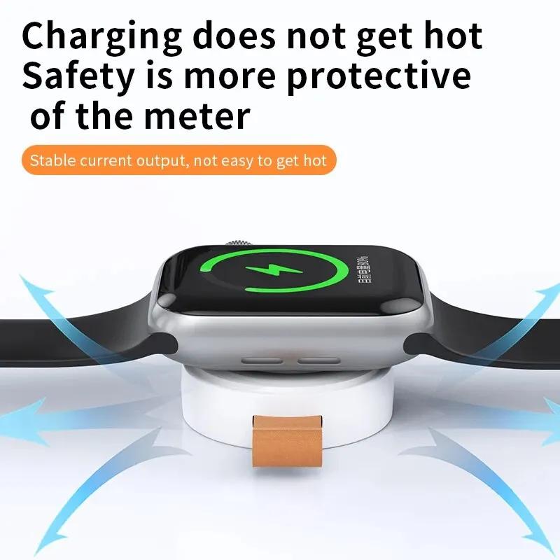 Fast Magnetic Wireless Charger For Apple Watch10 9 8 7 6 5 43 SE Ultra IWatch Dock Adapter Chargers Portable PD Charging Station