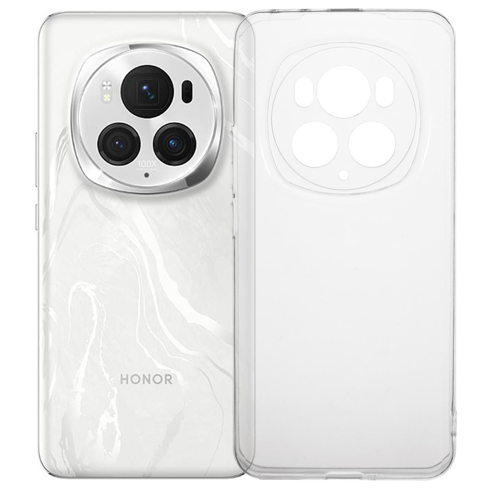 For Honor Magic6 Pro 5G Case Watermark-Free TPU Clear Phone Cover Glossy Surface A