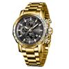 LIGE Men's Multi-function Waterproof Steel Watch with Calendar
