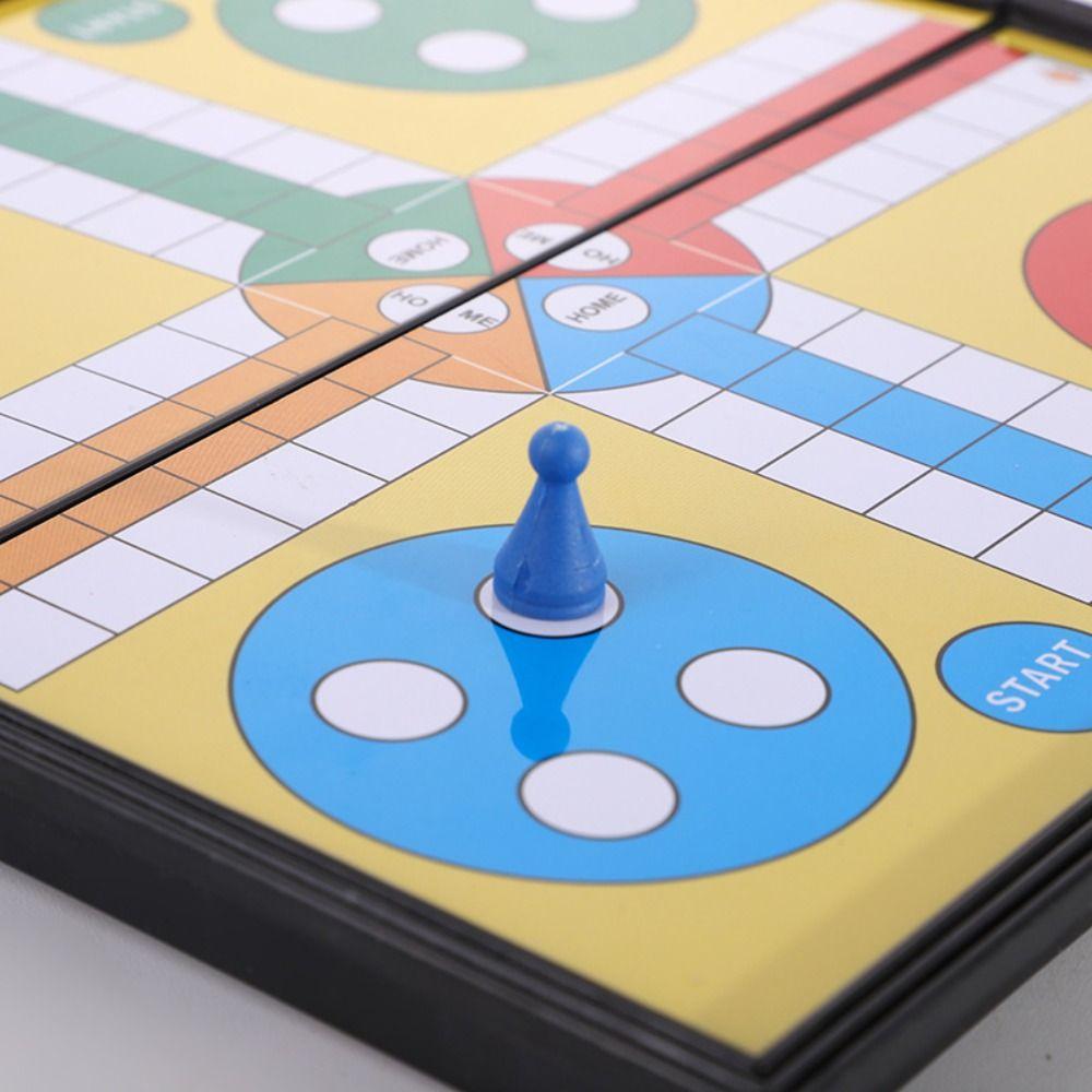 Magnetic Flying Chess Concentration Training Ludo Board Game Funny   Parent-Child Toys