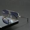 New Rimless Rectangle Sunglasses Women Fashion Frameless Square Sun Glasses Female Shades Classic Gradient Color Eyewear UV400