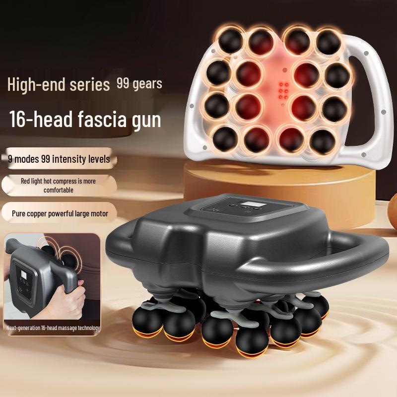 Hot-Selling Multi-Head Deep Tissue Massager with Powerful Motor for Full-Body Relaxation