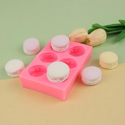 1 Adet Üç Boyutlu Makaron Silikon Kalıp El Yapımı Sabun Hafif Kil Simüle Hamburger Silikon Kalıp
