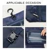 Space Saving Foldable Toiletry Bag with Clasp Waterproof Oxford Cloth Makeup Organizer Large Hanging Cosmetic Holder