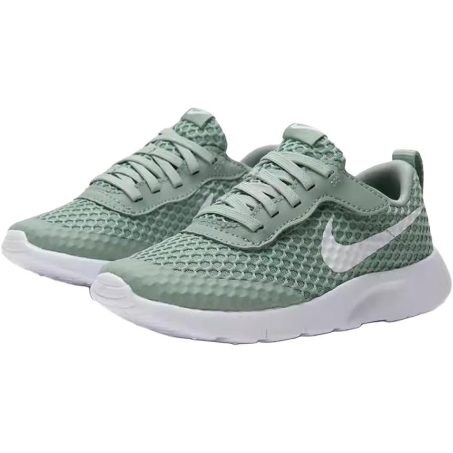 Nike Tanjun Easy On Fabric Comfortable Versatile Breathable Low Top Running Shoes Kids Sneaker Green HQ2706-003