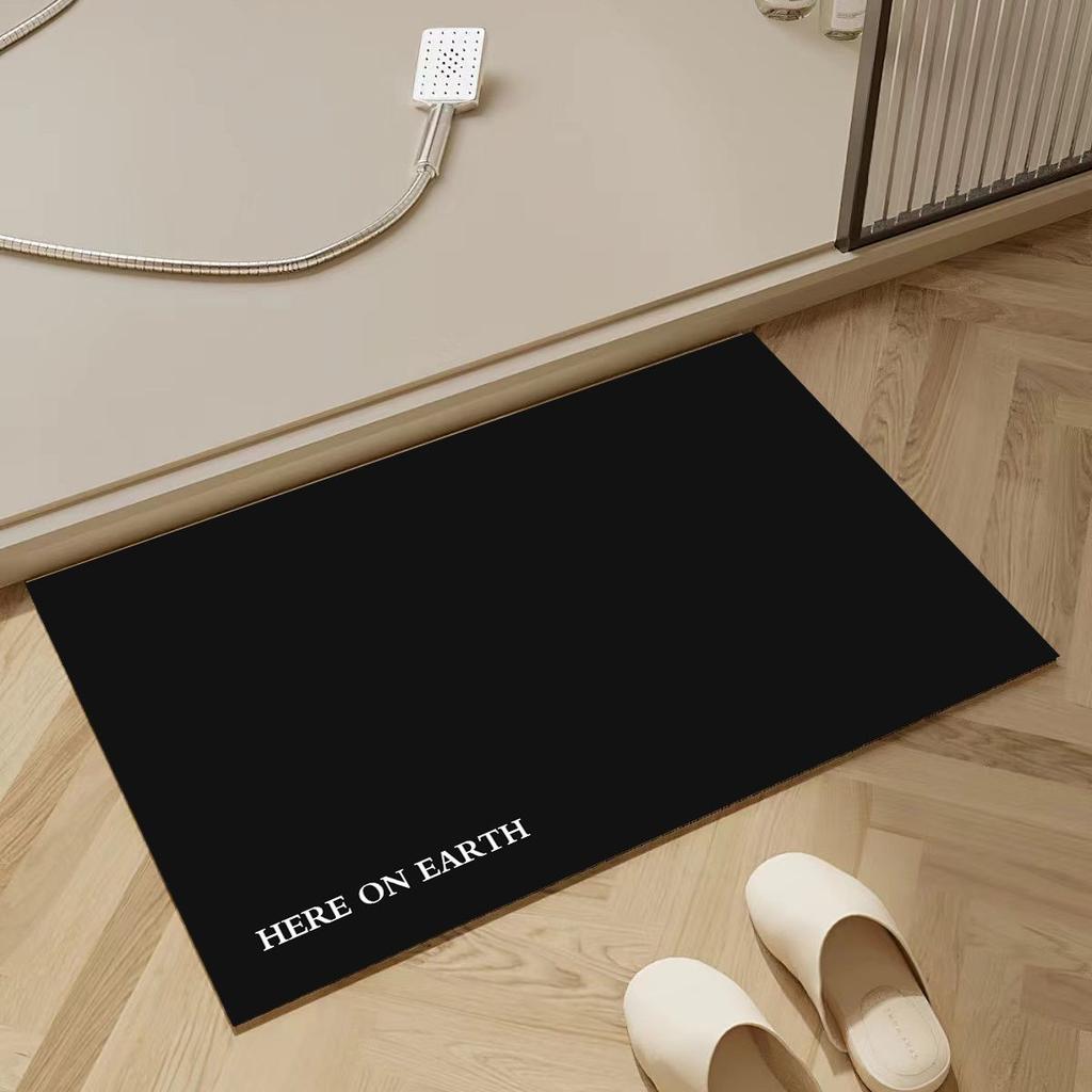 Modern bathroom non slip floor mats absorb water, stain, and are simple household flooring that dries quickly and prevents falls