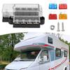 4 Gang Fuse Box Positive Block Perfect Solution for Automotive and Marine Electrical Systems with For ATO ATC Compatibility