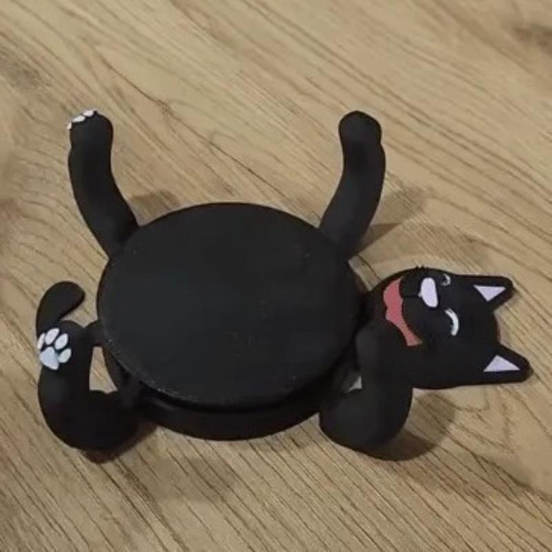 3D Printed Cute Cat Coasters, Adorable Kitty Drink Holder Desktop Decor Ornament for Home Tabletop