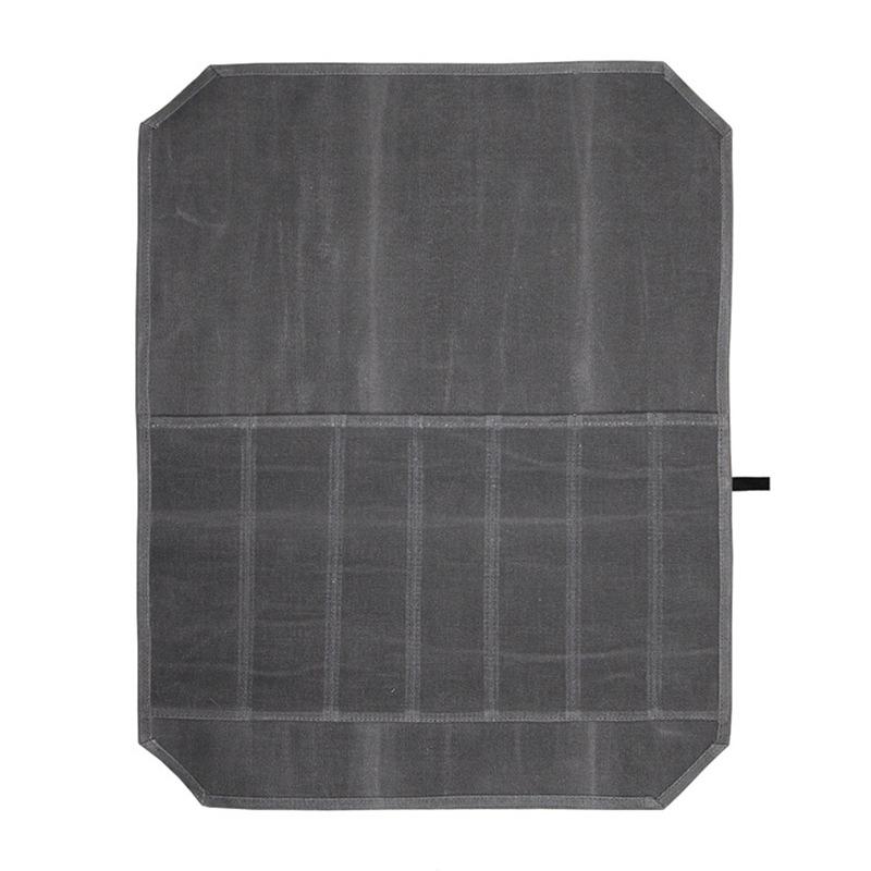 

Сумка для ножей шеф-повара, сумка для кухонных принадлежностей, холщовая сумка для ножей шеф-повара, сумка для кухонных принадлежностей, портативная, прочная, для хранения, для кемпинга серый