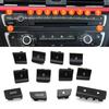 Car Dashboard Radio CD Player Button Digital Switch Control Buttons Cover Trim For BMW M3 M4 F20 F21 F22 F30 F32 F35 F34 F36 4YHD