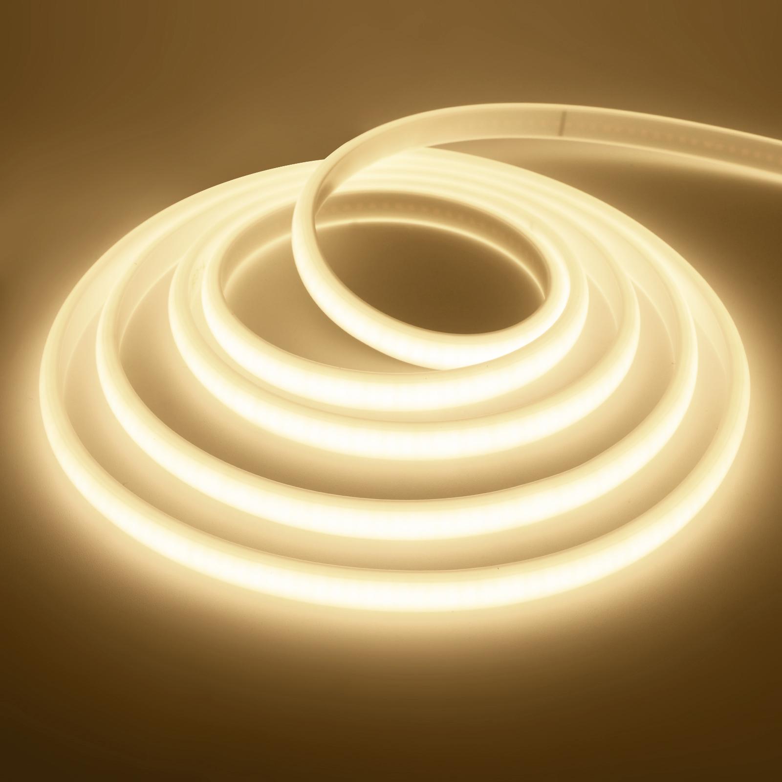 

COB LED Strip 220V Waterproof 288LEDs/m EU Plug Neon Rope Light 0.5m 10m 20m 30m 40m Flexible Lamp Tape for Home Garden Decor 0.5m