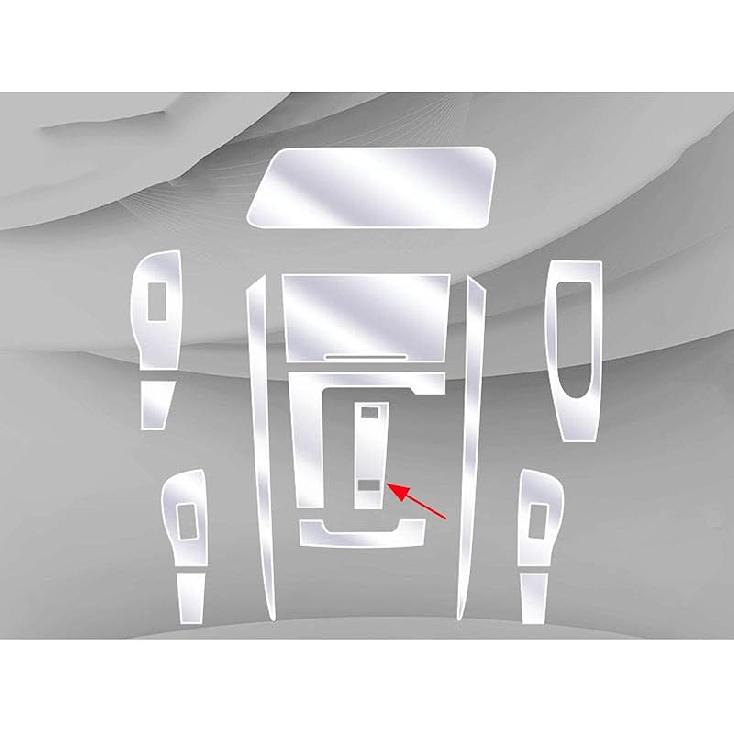 Car Interior Center Console Transparent TPU Protective Film Navigation Accessories,Fit for Mazda CX-30 2020-2023