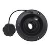 Round Gravity Fresh Water Fill Hatch Black Camper Fresh Water Gravity Hatch  RV Parts
