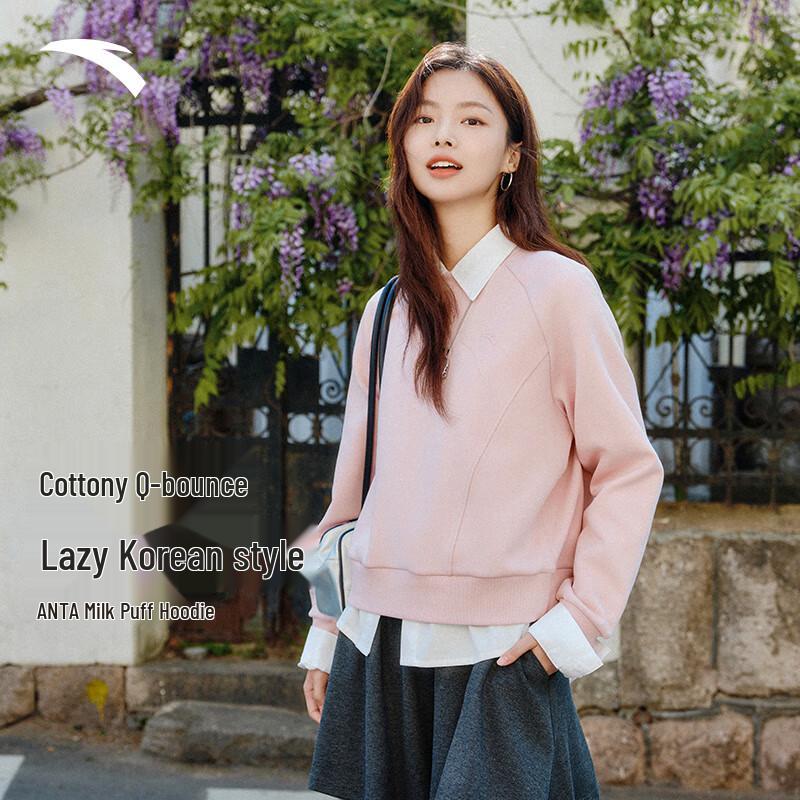 Anta Women's Milk Fleece Crewneck Sweatshirt