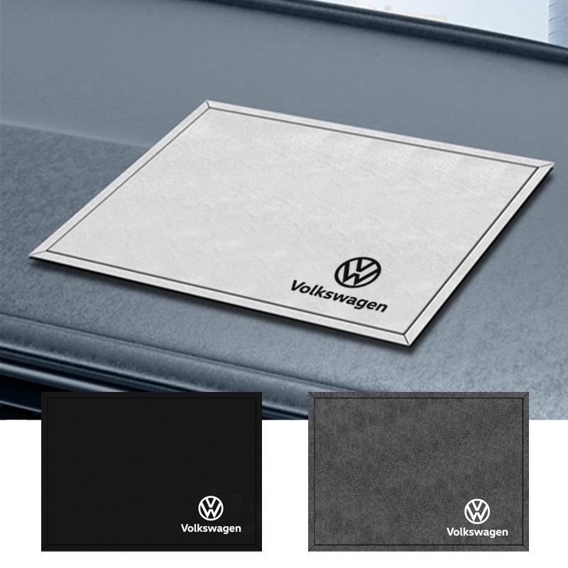 2026 Hot Suede Center Console Decoration Mat Car Anti Slip Pad For VW Volkswagen Jetta GTI Golf 6 Polo B5 Interior Mouldings UYAF-N871