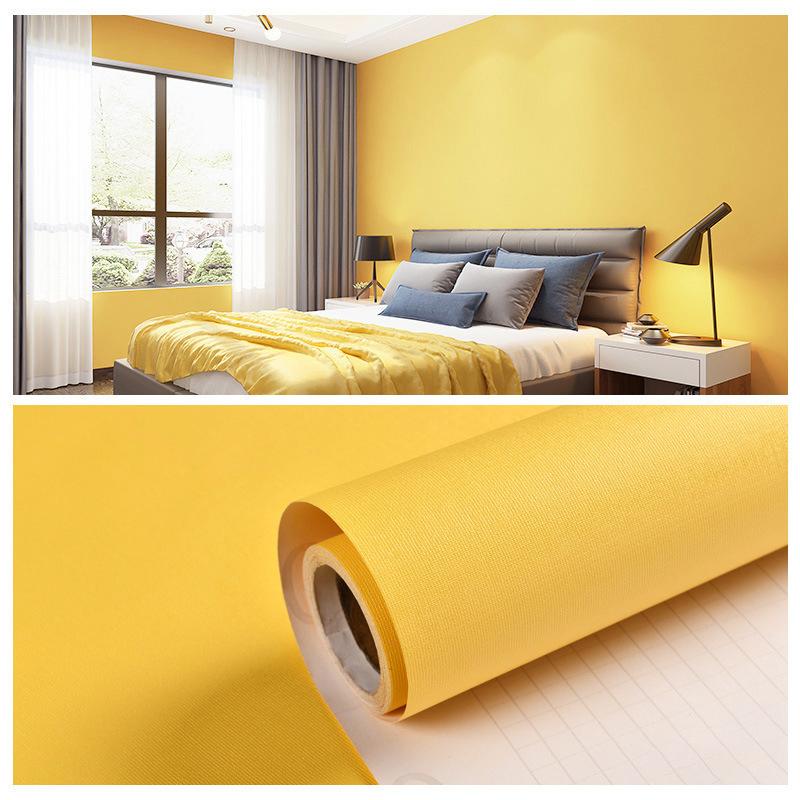 

Однотонная самоклеящаяся водонепроницаемая мебель для украшения спальни гостиной отремонтированная наклейка фоновая бумага для обоев 60cm *5 m