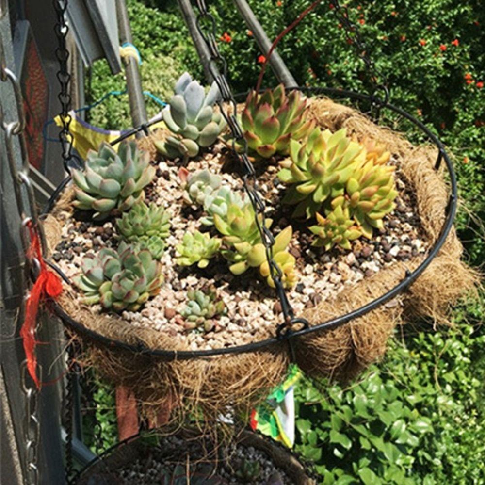 Half Round Plant Pot Breathable Hanging Flower Pot Creative Plant Hanging Basket Garden Decoration