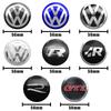 4 Stück 56/60/65mm Volkswagen Auto Radnabenkappe Aufkleber Radkappe Für VW R Golf Touran Octavia Motion GTI Polo Auto Zubehör